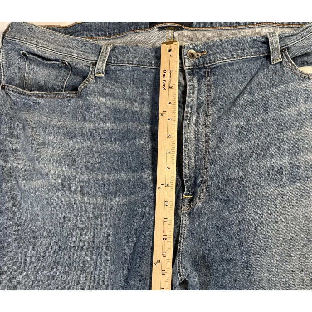 Lucky Brand 181 Relaxed Straight Jeans Men’s 50x32 Medium Wash Classic Denim